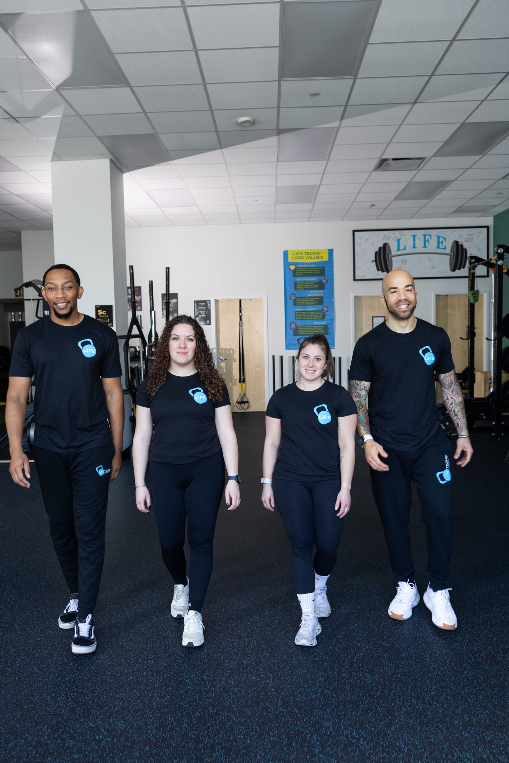 Team photo showing the lifetechs trainers