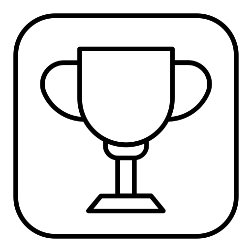 Circular graphic showing a rising bar chart with four bars and an upward trend line, representing growth or progress.